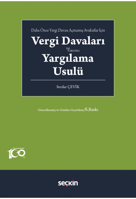 Vergi Davaları ve Yargılama Usulü - Serdar Çevik | Yeni ve İkinci El U