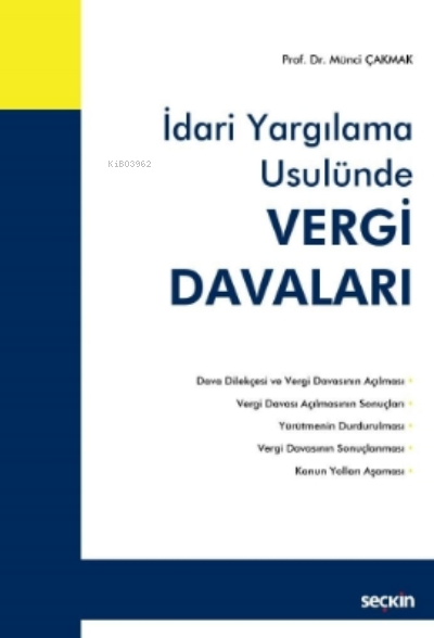 Vergi Davaları - N. Münci Çakmak | Yeni ve İkinci El Ucuz Kitabın Adre