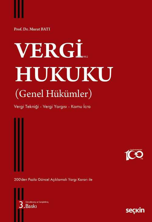 Vergi Hukuku (Genel Hükümler) - Murat Batı | Yeni ve İkinci El Ucuz Ki