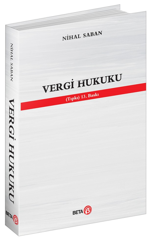 Vergi Hukuku - Nihal Saban | Yeni ve İkinci El Ucuz Kitabın Adresi