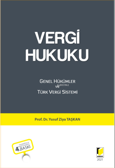 Vergi Hukuku - Yusuf Ziya Taşkan | Yeni ve İkinci El Ucuz Kitabın Adre