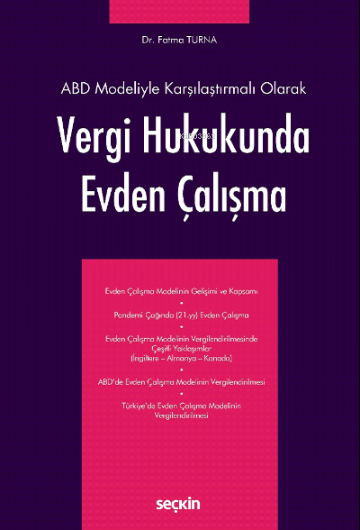 Vergi Hukukunda Evden Çalışma - Fatma Turna | Yeni ve İkinci El Ucuz K