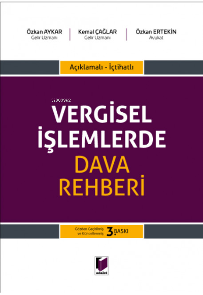 Vergisel Işlemlerde Dava Rehberi - Özkan Aykar | Yeni ve İkinci El Ucu