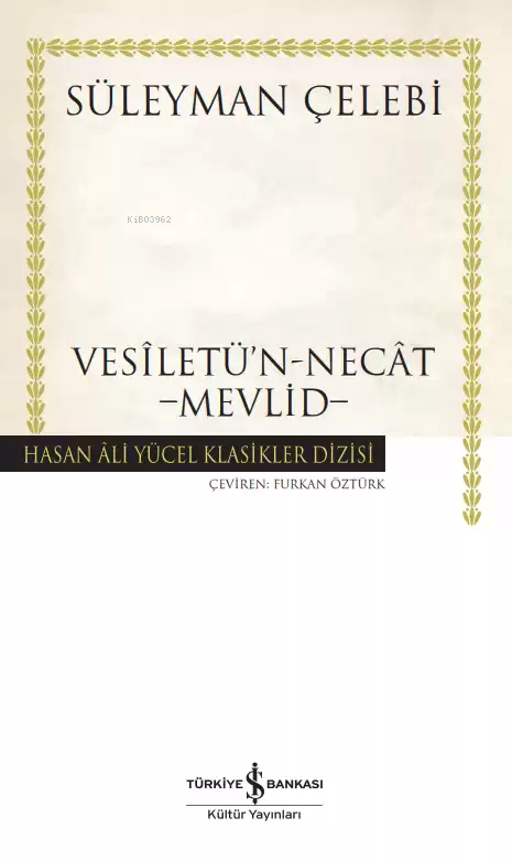 Vesiletü'n-Necat - Mevlid (Ciltli) - Süleyman Çelebi | Yeni ve İkinci 