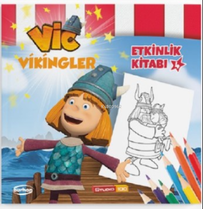 Vikingler Etkinlik Kitabı 4 / Boya Yaz Çiz Bul - Reyha Cerit Bala | Ye