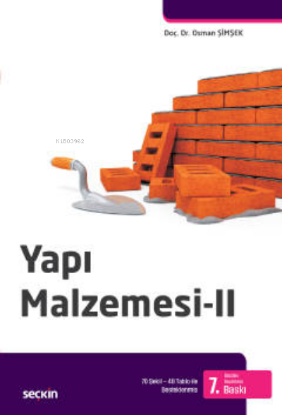 Yapı Malzemesi – 2 - Osman Şimşek | Yeni ve İkinci El Ucuz Kitabın Adr