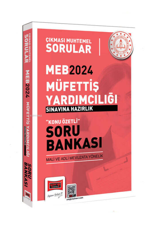 Yargı Yayınları 2024 Çıkması Muhtemel MEB Müfettiş Yardımcılığı Sınavl