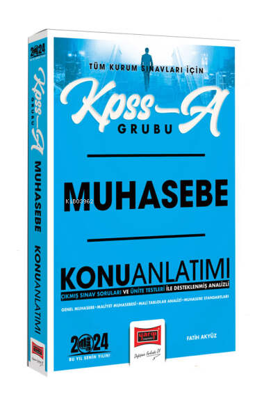 Yargı Yayınları 2024 KPSS A-Grubu Muhasebe Konu Anlatımı - Z. Fatih Ak