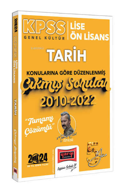 Yargı Yayınları 2024 KPSS Lise Ön Lisans Genel Kültür Tarih Konularına