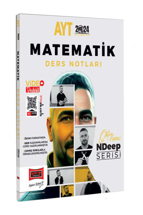 Yargı Yayınları 2024 NDeep Serisi AYT Matematik Video Ders Notları - O