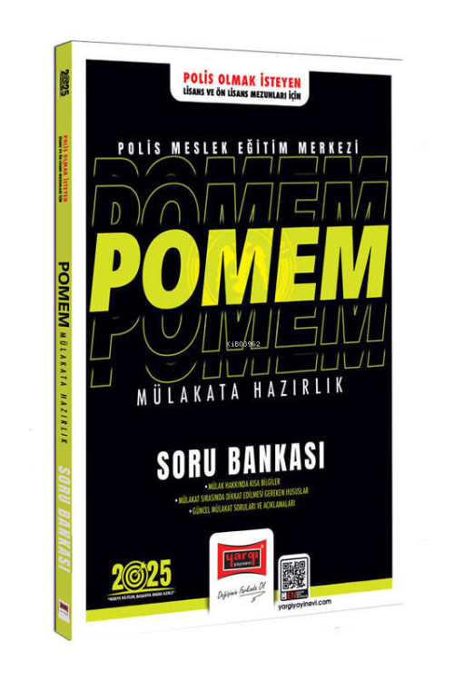 Yargı Yayınları 2025 POMEM Mülakata Hazırlık Soru Bankası - Kolektif |