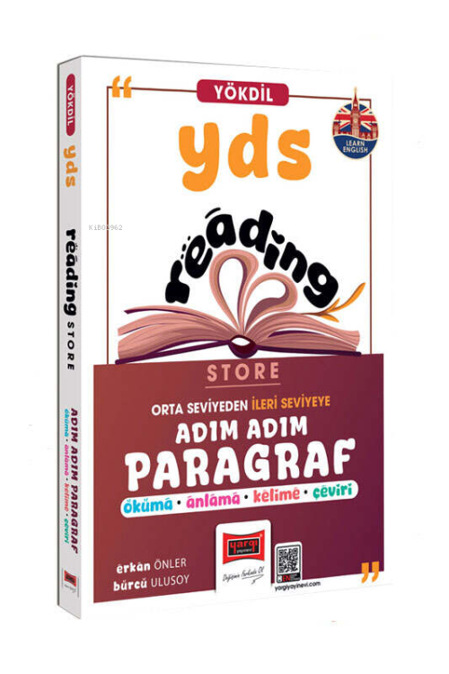 Yargı Yayınları 2025 YDS YÖKDİL Reading Store Adım Adım Paragraf - Erk