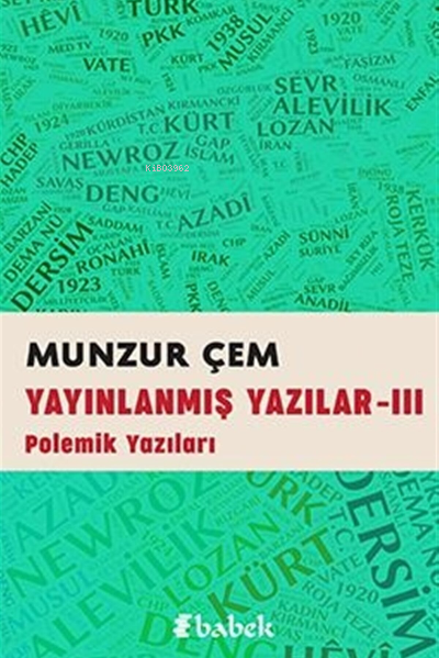 Yayınlanmış Yazılar -3 - Munzur Çem | Yeni ve İkinci El Ucuz Kitabın A