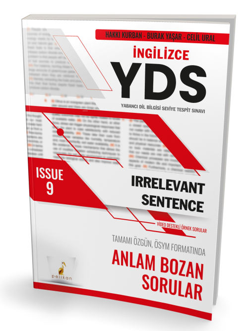 YDS İngilizce Irrelevant Sentence Issue 9 - Hakkı Kurban | Yeni ve İki