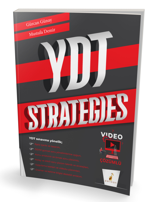 YDT Strategies Video Çözümlü Soru Bankası - Gürcan Günay | Yeni ve İki