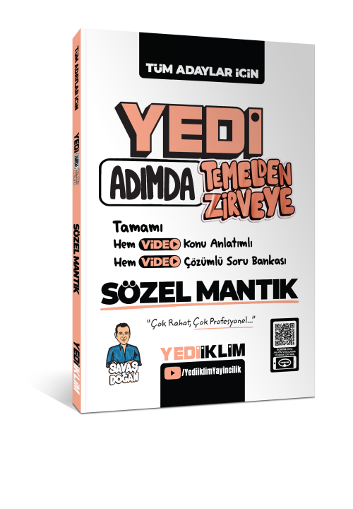 Yedi Adımda Temelden Zirveye Sözel Mantık Video Konu Anlatımlı Video Ç