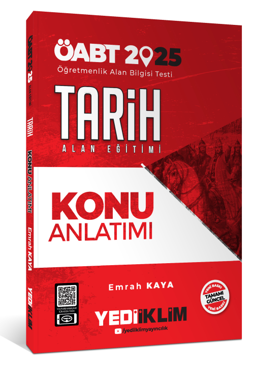 Yediiklim Yayıncılık 2025 ÖABT Tarih Alan Eğitimi Konu Anlatımı - Emra