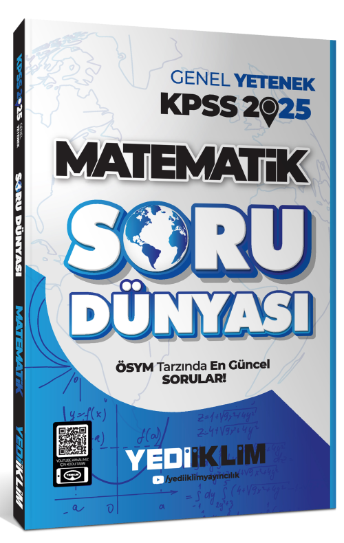 Yediiklim Yayınları 2025 Genel Kültür Matematik Soru Dünyası - Kolekti