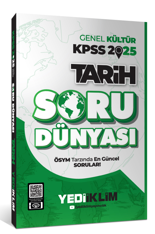 Yediiklim Yayınları 2025 Genel Kültür Tarih Soru Dünyası - Kolektif | 