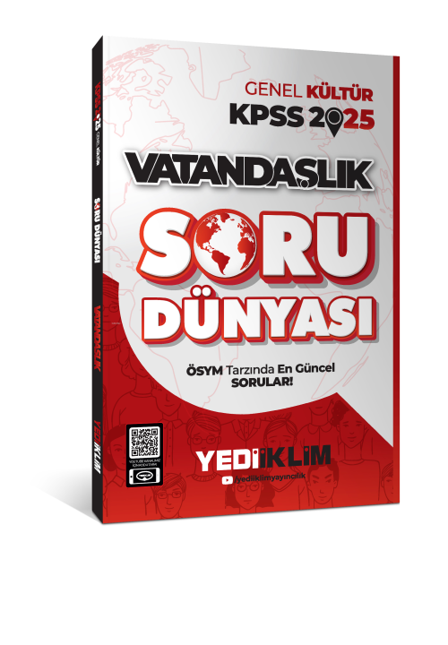 Yediiklim Yayınları 2025 Genel Kültür Vatandaşlık Soru Dünyası - Kolek