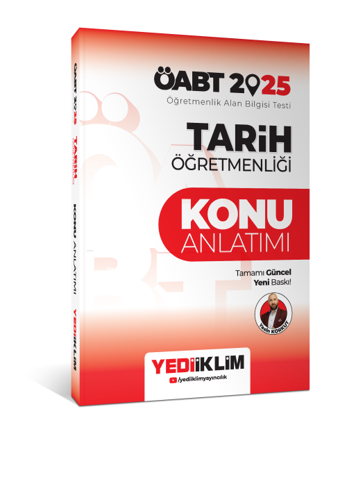 Yediiklim Yayınları 2025 ÖABT Tarih Öğretmenliği Konu Anlatımı - Yasin