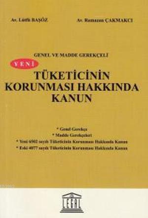 Yeni Tüketicinin Korunması Hakkında Kanun- Orta Boy - Lütfü Başöz | Ye