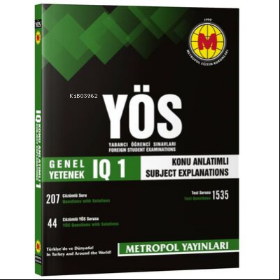 Yös Genel Yetenek IQ-1 Konu Anlatımlı - Kolektif | Yeni ve İkinci El U