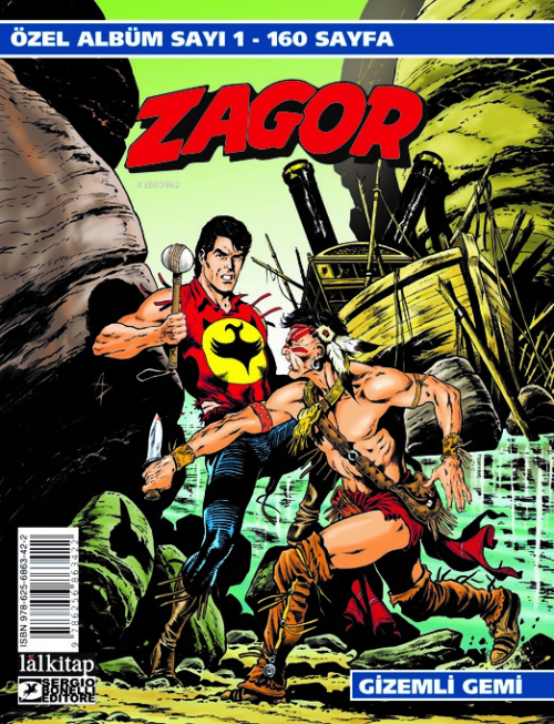 Zagor Özel Albüm 1;Gizemli Gemi - Moreno Burattini | Yeni ve İkinci El