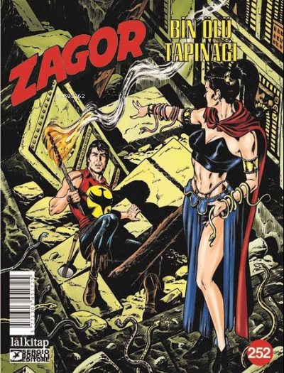 Zagor Sayı 252 - Bin Ölü Tapınağı - Jacopo Rauch | Yeni ve İkinci El U