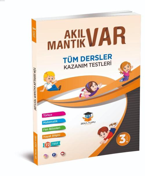 Zeka Küpü Yayınları 3. Sınıf Tüm Dersler Akıl Var Mantık Var Kazanım T