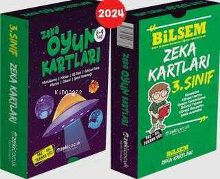 Zekiçocuk Eğitici Kitaplar 3. Sınıf Bilsem Zeka Kartları - 8-9 Yaş Zek